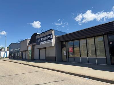 109 Street Retail and Medical Space for Lease Edmonton Vistek Building