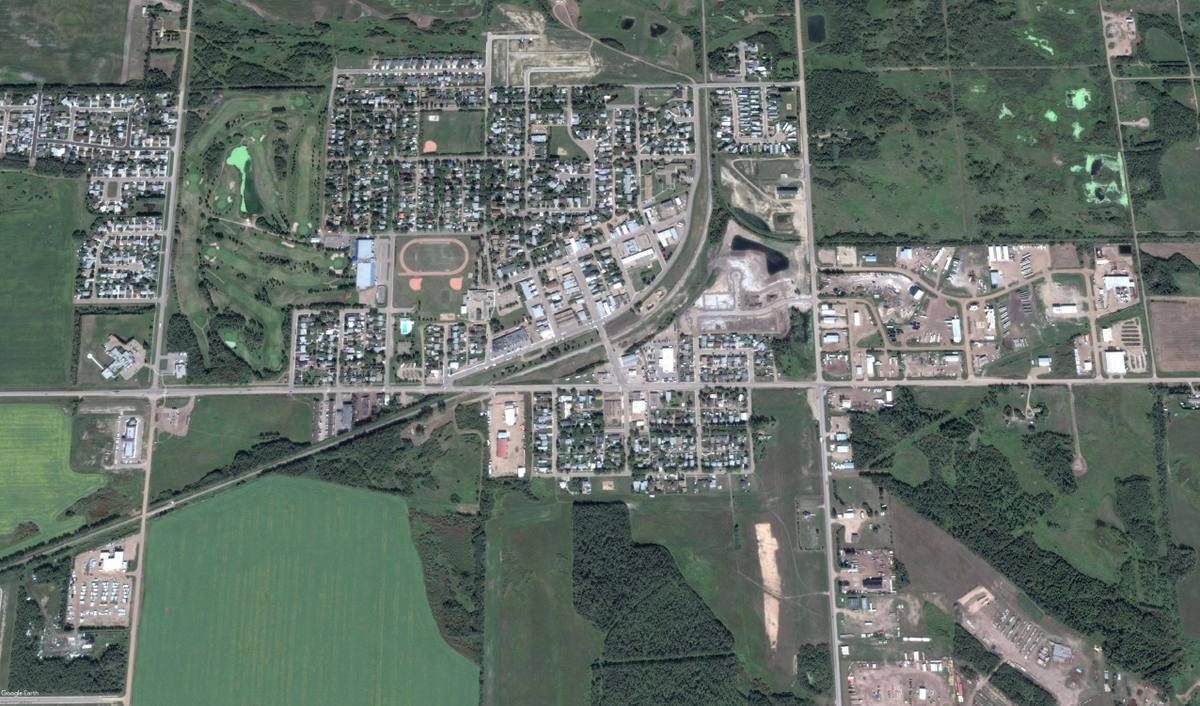 Development Land for Sale in Redwater - Corner Site on 49th Ave