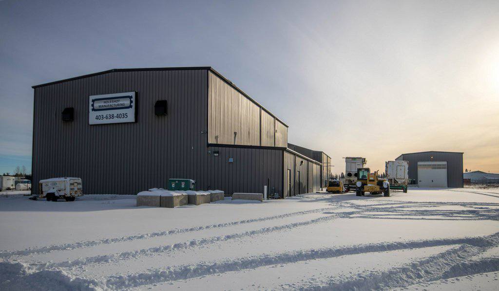 Manufacturing Shop with Offices & Yard – Sundre, Alberta