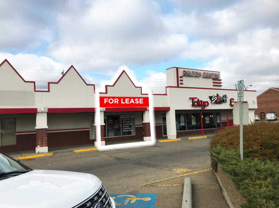 Retail Bay – For Lease at Delton Centre, Edmonton NE