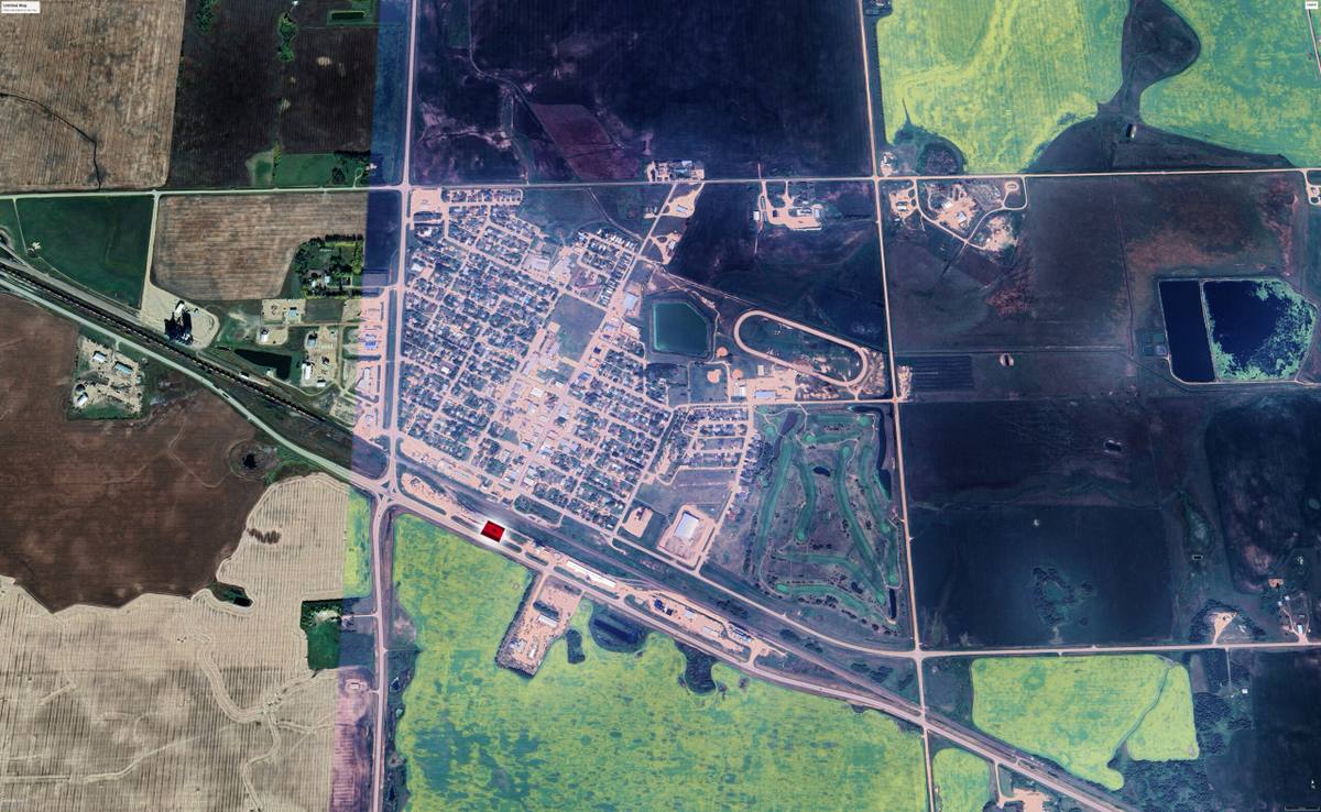 0.96‑Acre Brownfield Development Land for Sale - Viking, AB - CN‑Side Site