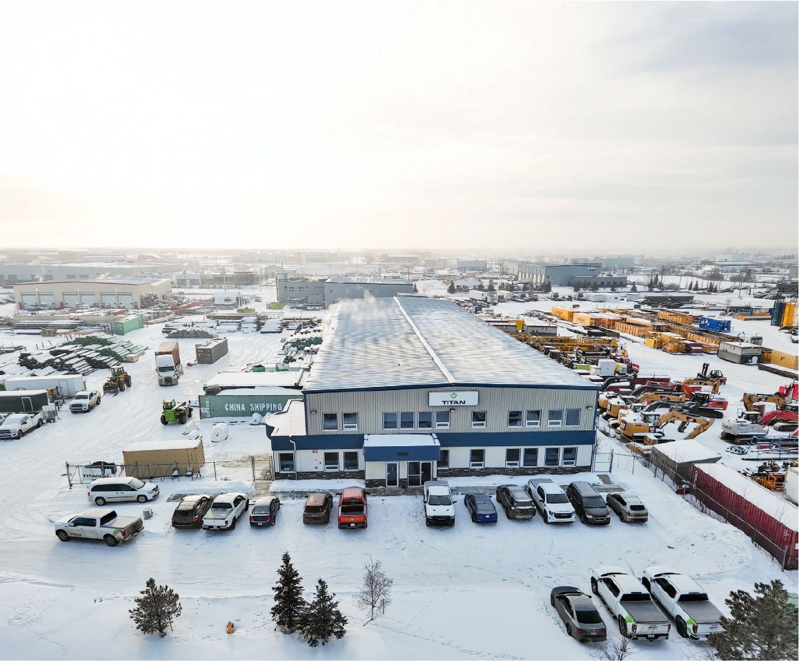 Industrial Crane-Equipped Building for Sale in Leduc, AB – Titan Building