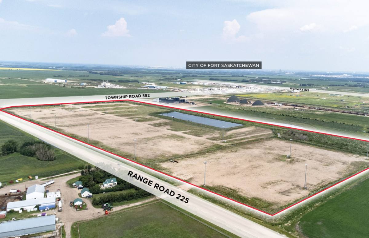 Sturgeon County Industrial Yard for Sale or Lease – Up to 59 Acres Heavy Duty — leased by Cushman & Wakefield Edmonton