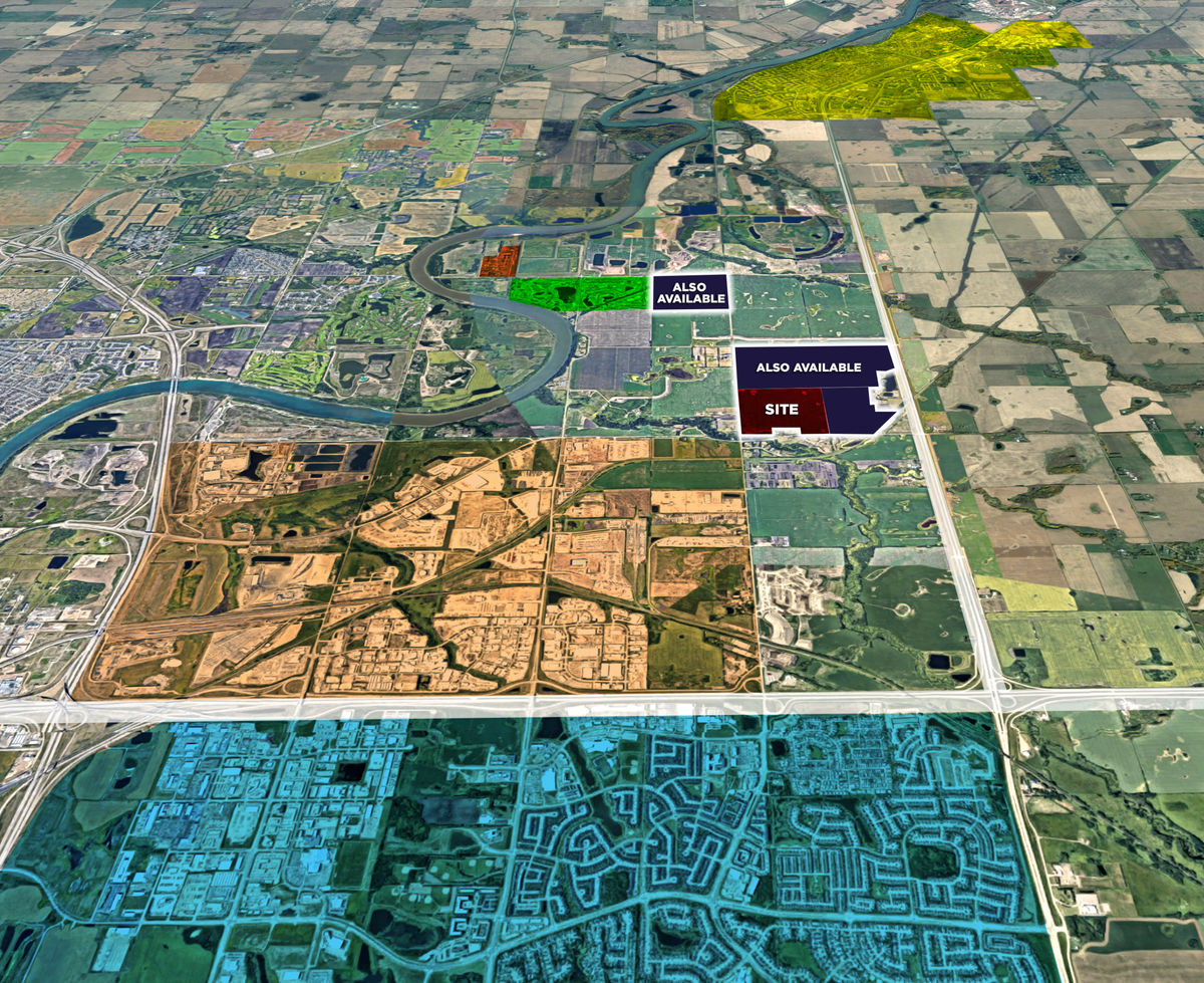 Industrial Development Land for Sale Strathcona County 151.23 Acres