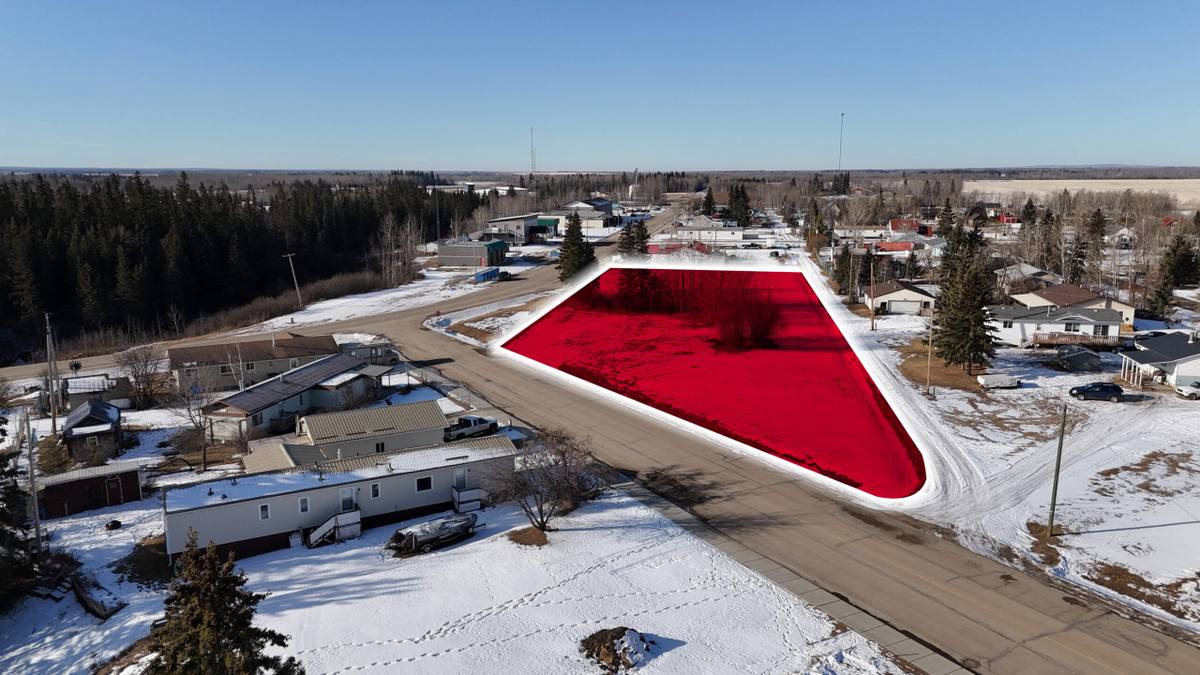 0.96-Acre HI-Zoned Development Land for Sale - DeBolt, AB (CN Site)